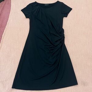 Nally & Millie med wm’s Black Draped Midi Dress